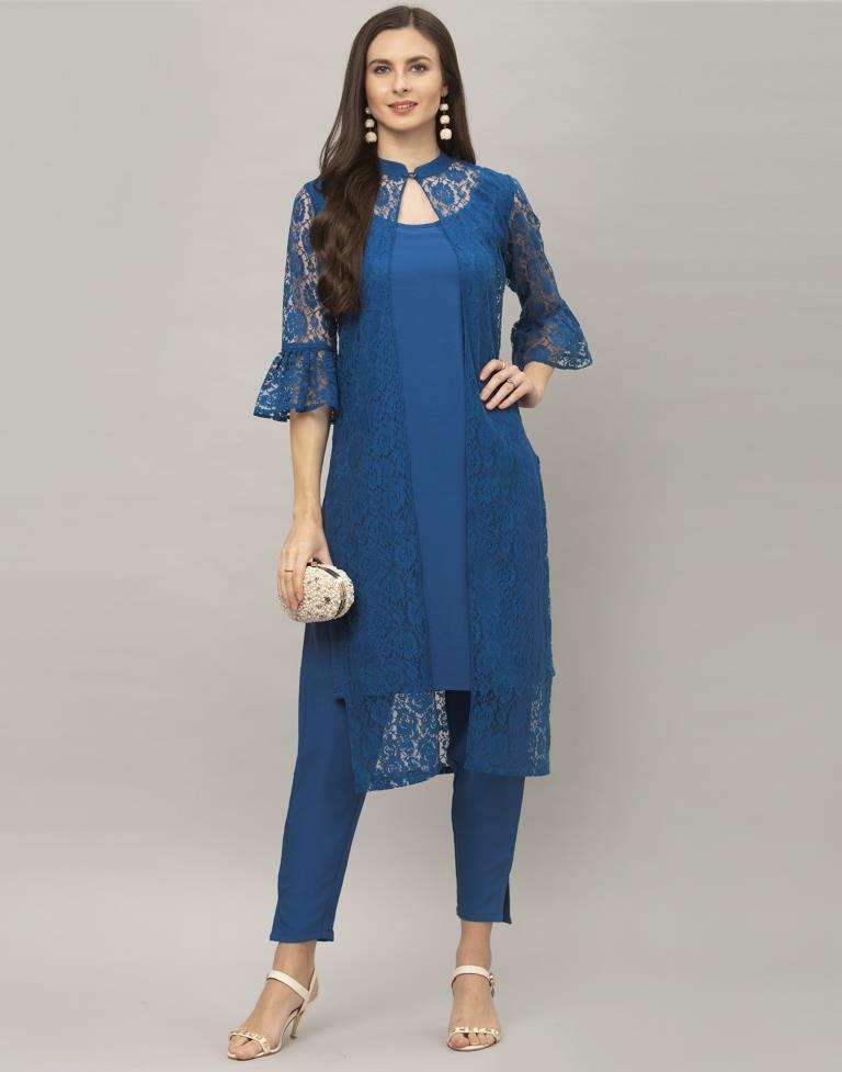 Net kurti designs style | Net kurti designs party wear | Net suits design  indian | Long gown dress | Churidar designs, Net suits design indian, Lace  dress